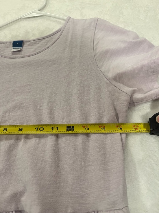 Old Navy Lavender Tiered Knit Midi Dress with Pockets - Small - Picture 4 of 5